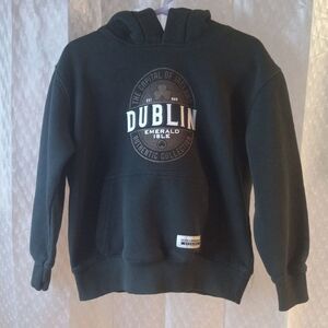 Irish Connexxion kids Dublin Emeral Isle Forest Green Hoodie Size 3-4